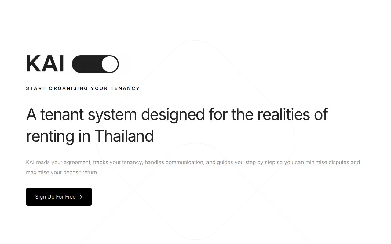 KAI Tenant Support AI App